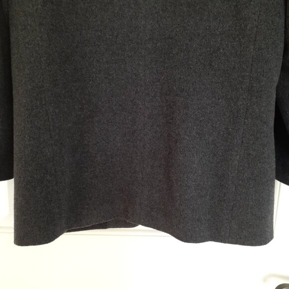 Vintage Nordstrom Point of View Wool Cashmere 2-Button Blazer Gray Size 8 - Picture 7 of 12